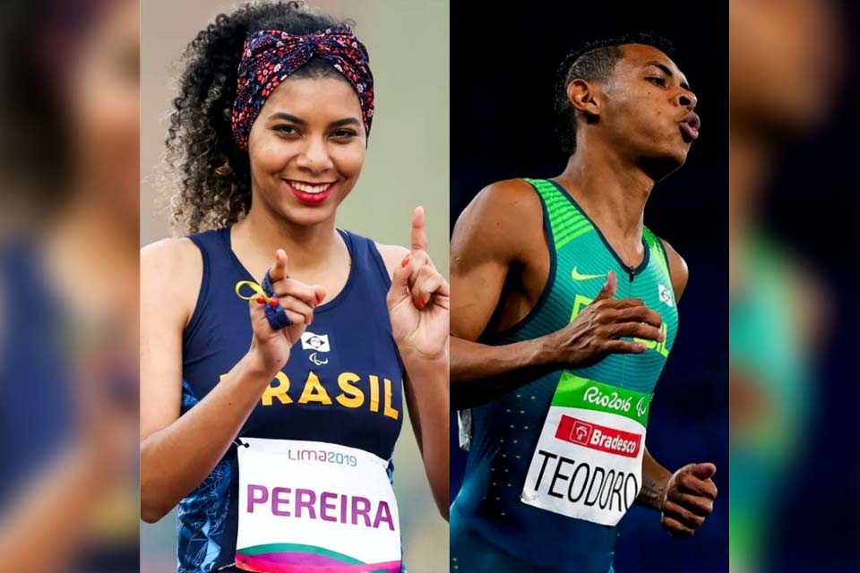 Atletas paraolímpicos e irmãos Ketyla e Kesley Josué