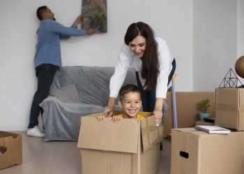 full shot family ready move into new home scaled