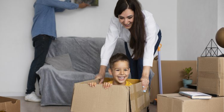 full shot family ready move into new home scaled