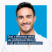 Homem sorrindo com um fundo quadrado azul e branco e frase escrita sobre ele dizendo: Qual a diferença de um profissional liberal e um autônomo?