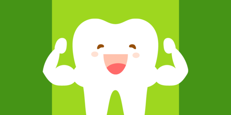 Ilustração: Dente forte