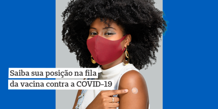 Saiba sua posição na fila de vacinação contra a COVID-19