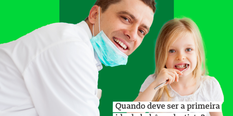 primeira ida do bebê ao dentista