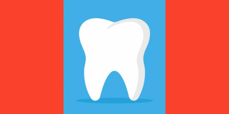 imagem de um dente branco, capa do conteúdo sobre tipos de mordida