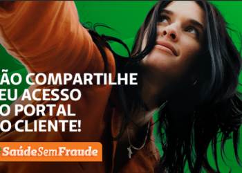 Não compartilhe seu acesso ao portal do cliente.